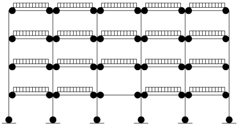 无支撑货架典型不利荷载布置