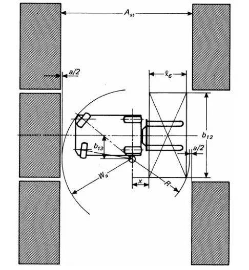 巷道最小宽度计算方法